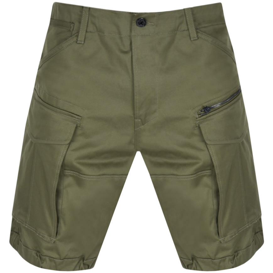 Alternative Image for ProductG Star Raw Rovic Loose Shorts Green1